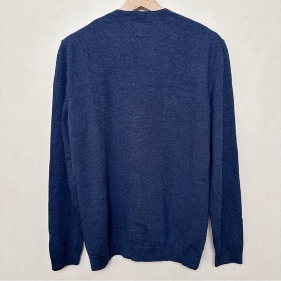 Hugo Boss Mens Xlarge Vneck Extrafine Merino Slim Fit Baku Sweater - Picture 10 of 15